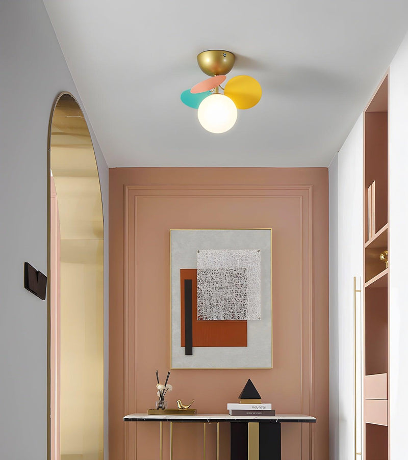 Round Macaron Ceiling Lamp-DWHOME