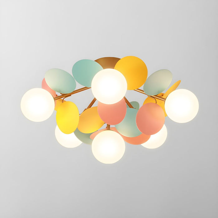 Round Macaron Ceiling Lamp.