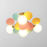 Round Macaron Ceiling Lamp-DWHOME