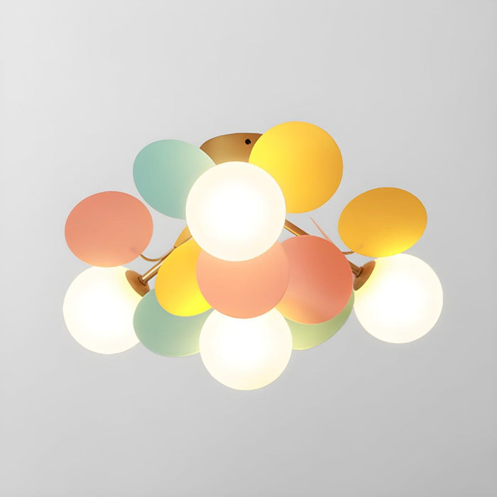 Round Macaron Ceiling Lamp-DWHOME