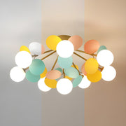 Round Macaron Ceiling Lamp-DWHOME