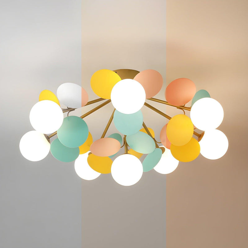 Round Macaron Ceiling Lamp-DWHOME