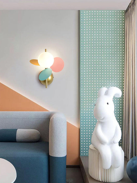 Round Macaron Wall Lamp-DWHOME