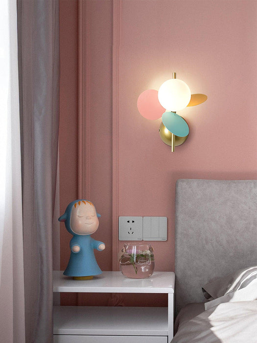 Round Macaron Wall Lamp.