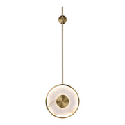 Round Alabaster Wall Lamp-DWHOME