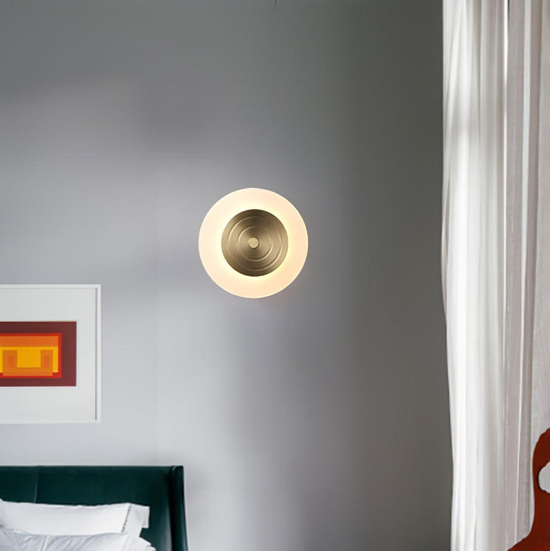 Round Moon Wall Lamp-DWHOME