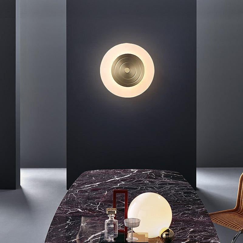 Round Moon Wall Lamp-DWHOME
