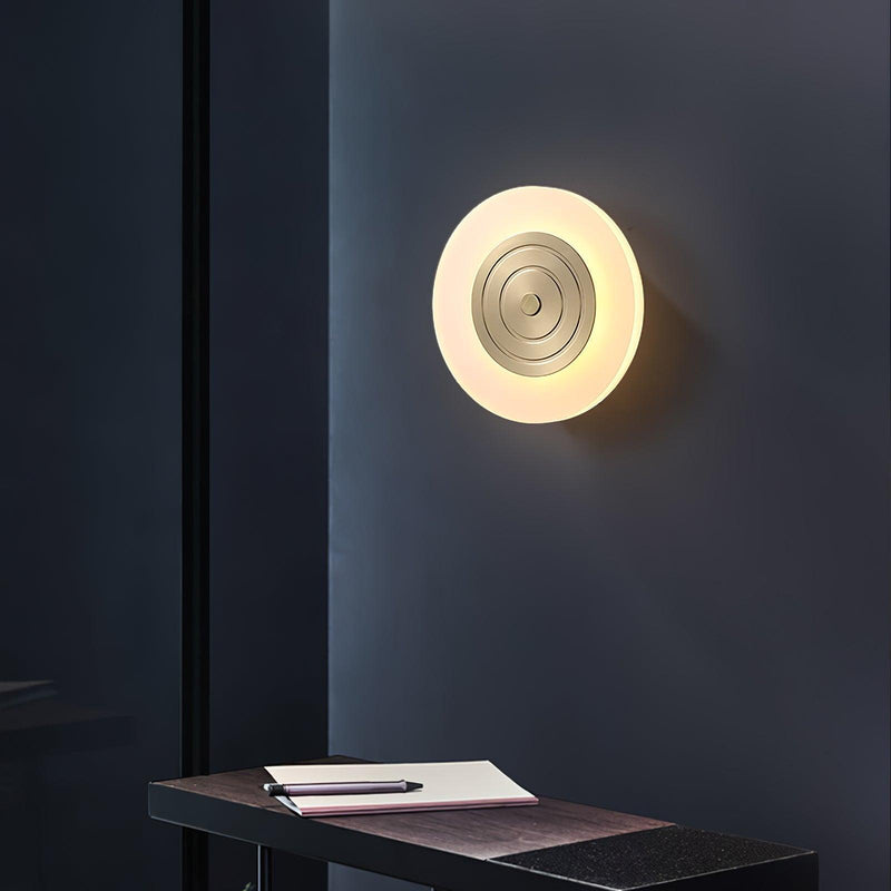 Round Moon Wall Lamp-DWHOME