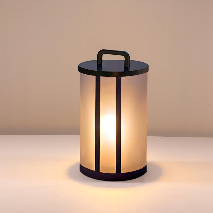 Round Pillar Acrylic Lantern Outdoor Lamp - DWHOME