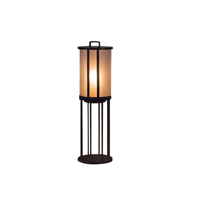 Round Pillar Acrylic Lantern Outdoor Lamp - DWHOME