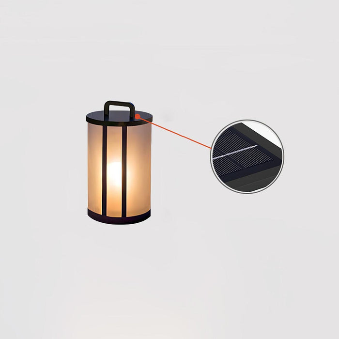 Round Pillar Acrylic Lantern Outdoor Lamp - DWHOME