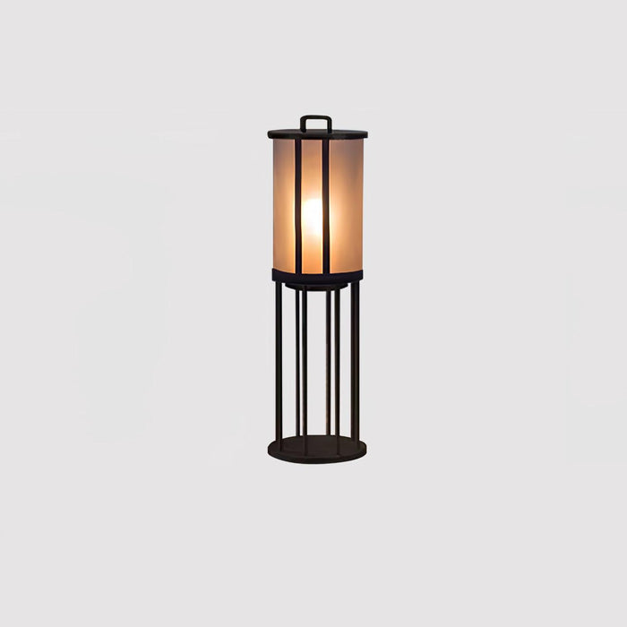 Round Pillar Acrylic Lantern Outdoor Lamp - DWHOME