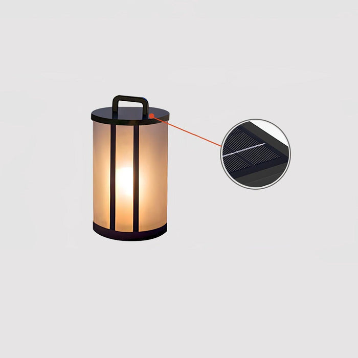 Round Pillar Acrylic Lantern Outdoor Lamp - DWHOME