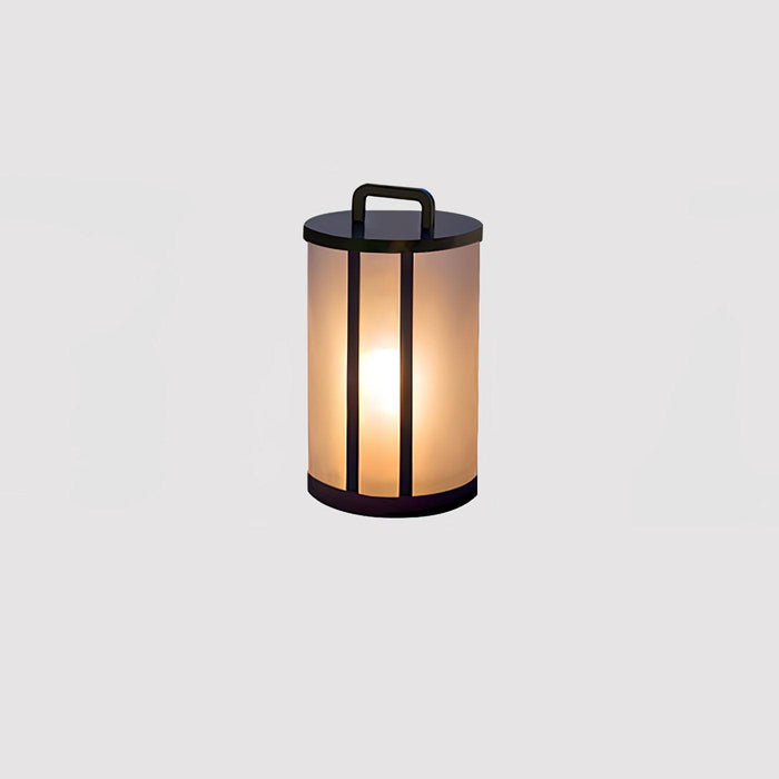 Round Pillar Acrylic Lantern Outdoor Lamp - DWHOME