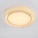 Round Pleated Ceiling Lamp.