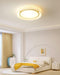 Round Pleated Ceiling Lamp.