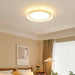 Round Pleated Ceiling Lamp.