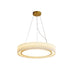 Round Pleated Pendant Lamp-DWHOME