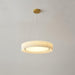 Round Pleated Pendant Lamp.