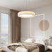 Round Pleated Pendant Lamp.