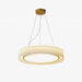 Round Pleated Pendant Lamp.