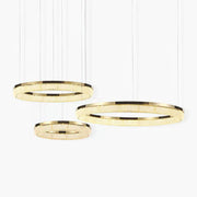 Round Ring Crystal Chandeliers-DWHOME