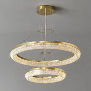 Round Ring Crystal Chandeliers-DWHOME