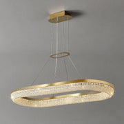 Round Ring Crystal Chandeliers-DWHOME