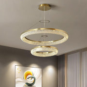 Round Ring Crystal Chandeliers-DWHOME