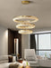 Round Ring Crystal Chandeliers-DWHOME