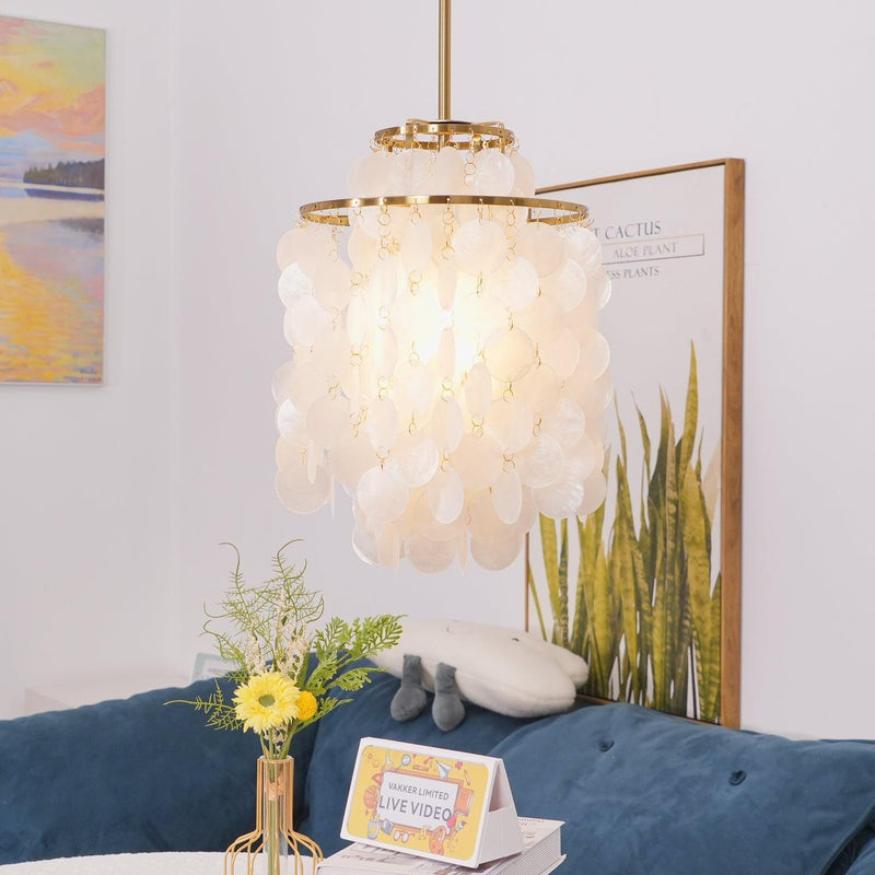 Round Shell Chandelier-DWHOME