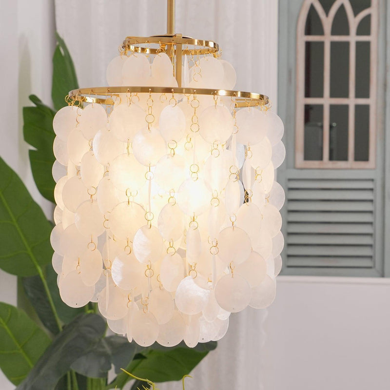 Round Shell Chandelier-DWHOME