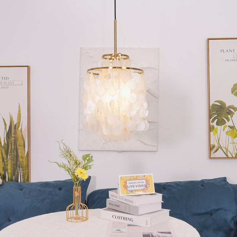 Round Shell Chandelier-DWHOME