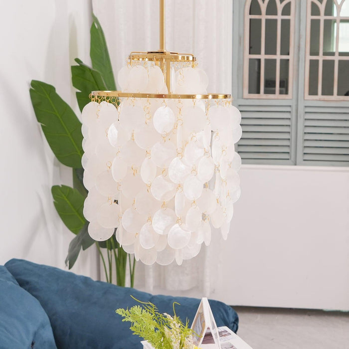 Round Shell Chandelier - DWHOME