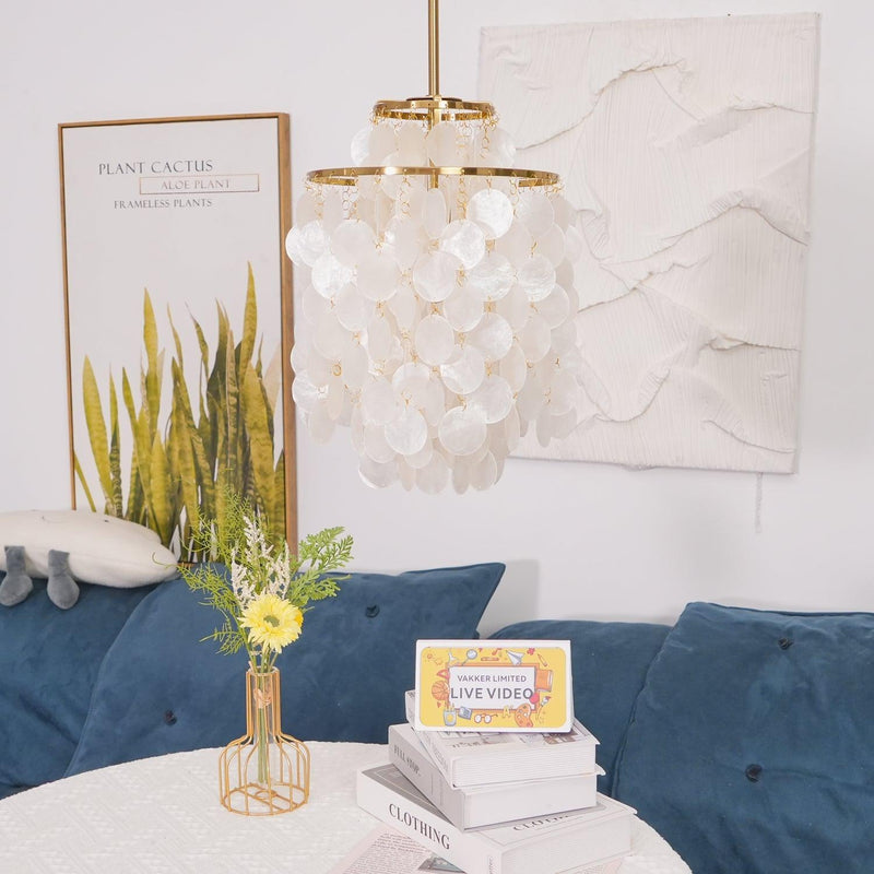 Round Shell Chandelier-DWHOME