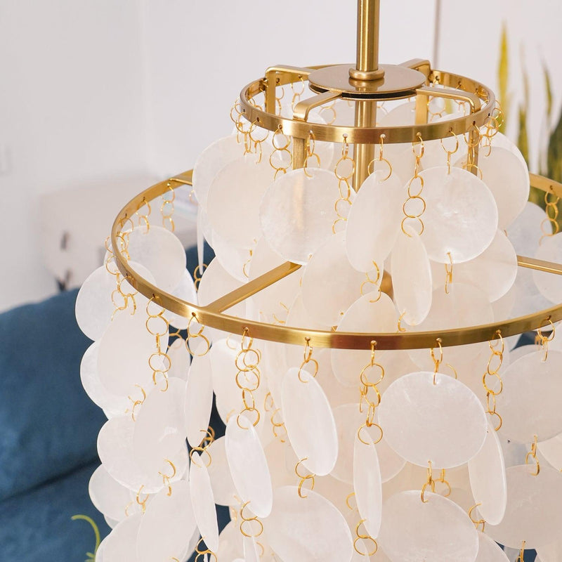 Round Shell Chandelier-DWHOME