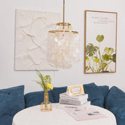 Round Shell Chandelier-DWHOME
