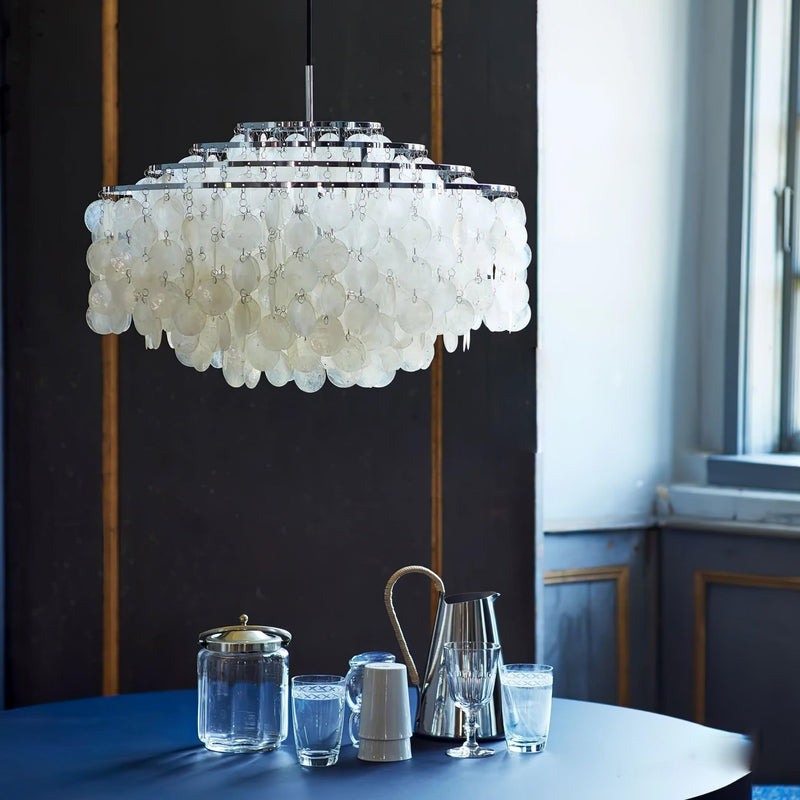 Round Shell Chandelier-DWHOME