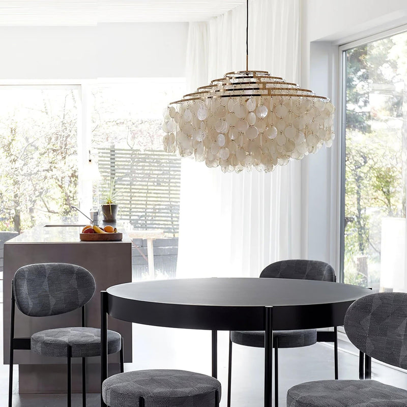 Round Shell Chandelier-DWHOME