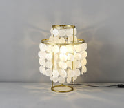 Round Shell Table Lamp-DWHOME