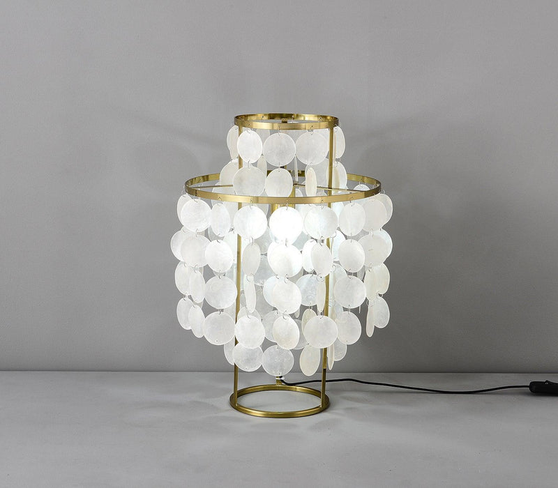 Round Shell Table Lamp-DWHOME