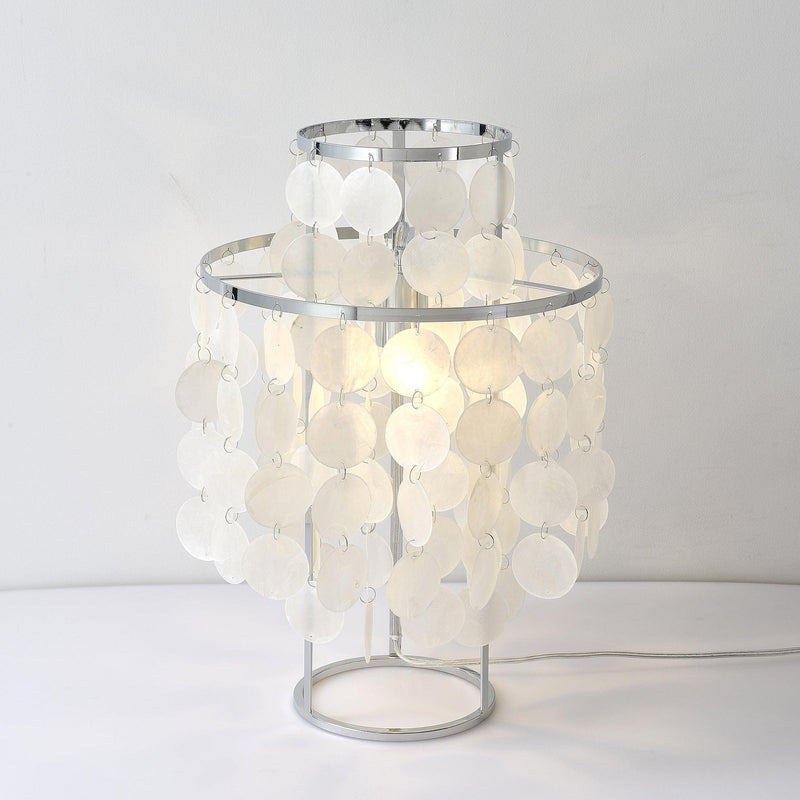 Round Shell Table Lamp-DWHOME