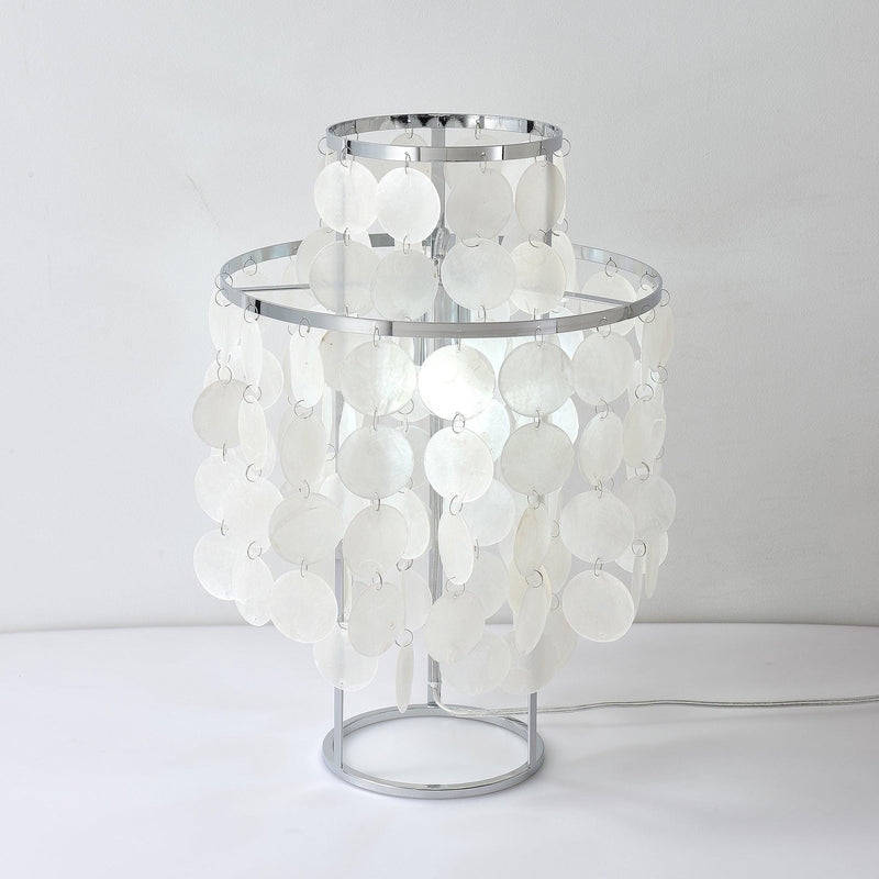 Round Shell Table Lamp-DWHOME