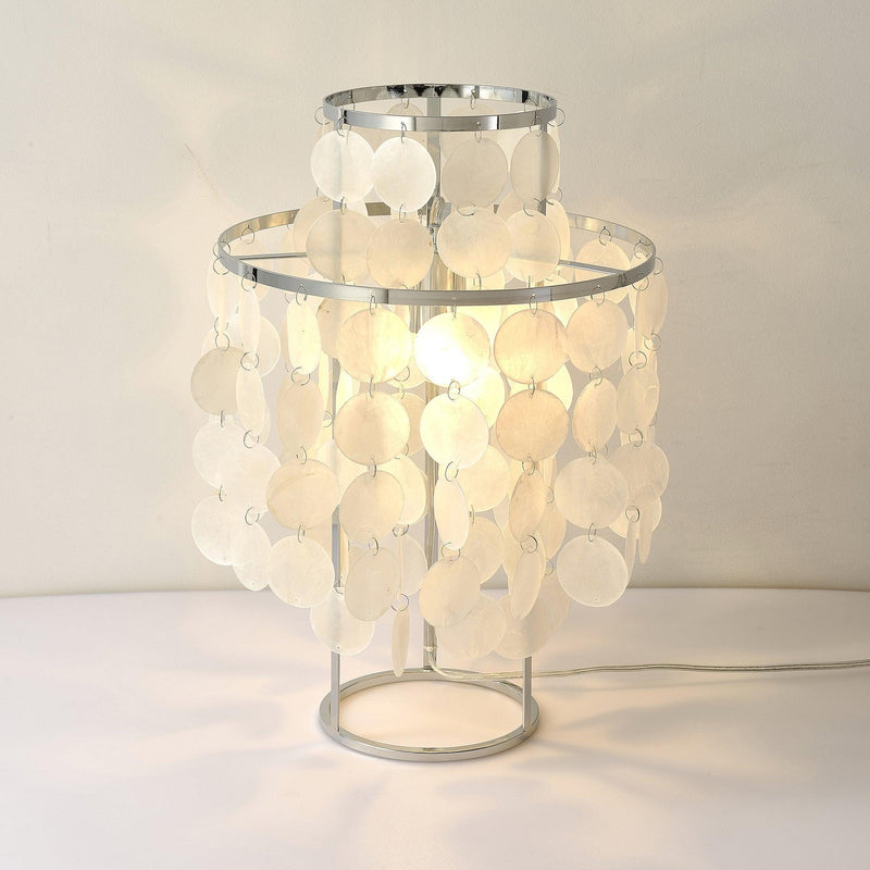 Round Shell Table Lamp-DWHOME