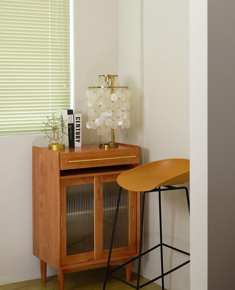Round Shell Table Lamp-DWHOME