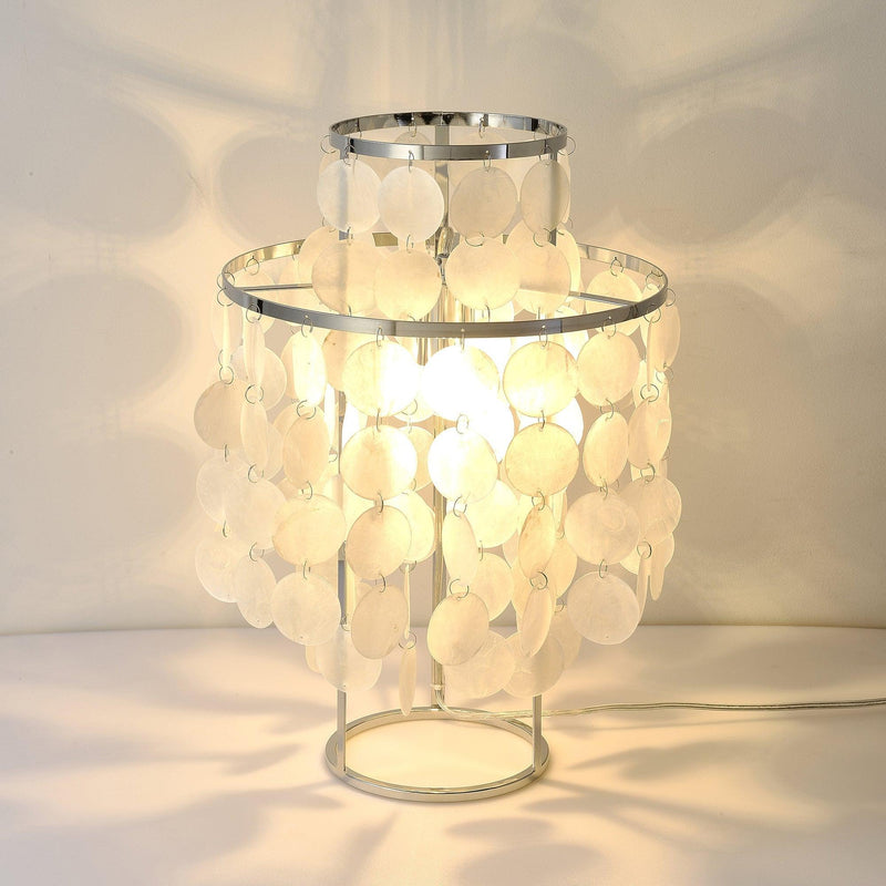Round Shell Table Lamp-DWHOME