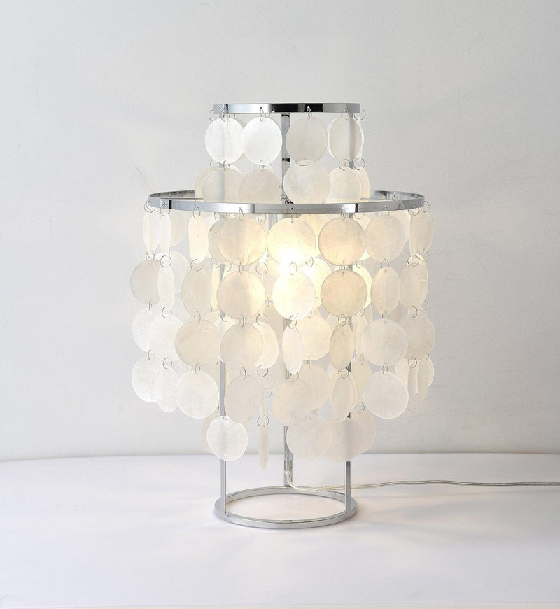 Round Shell Table Lamp-DWHOME