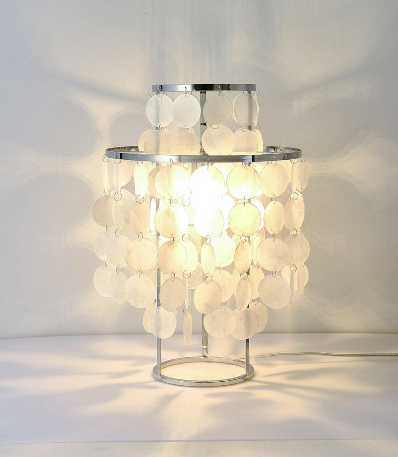 Round Shell Table Lamp-DWHOME