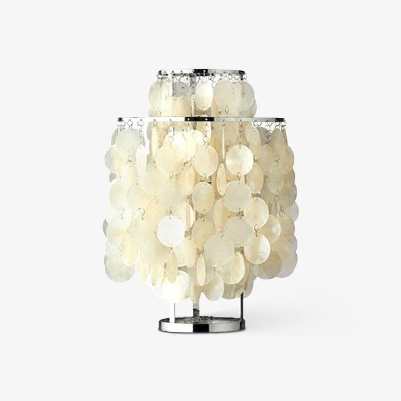 Round Shell Table Lamp-DWHOME