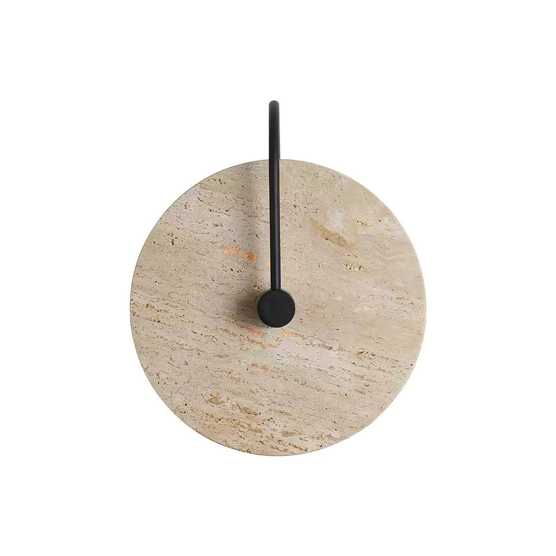Round Travertine Wall Lamp-DWHOME
